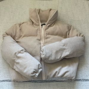 Corduroy Puffer Jacket